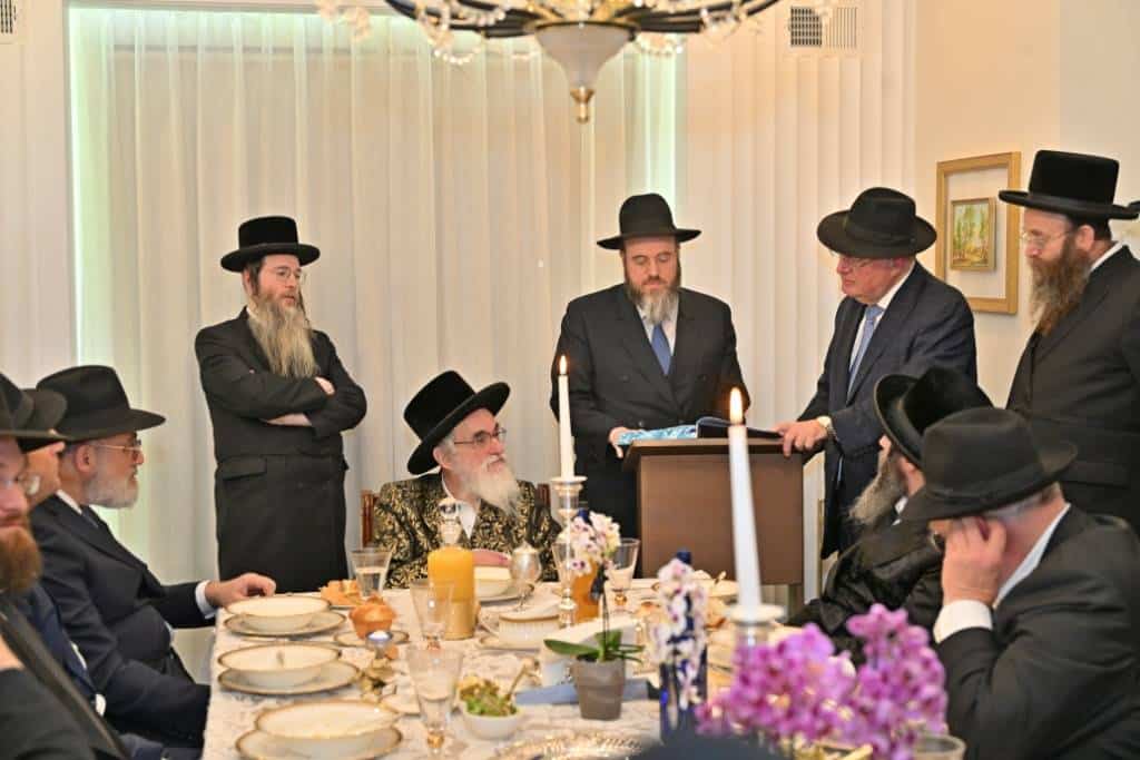 מראות הוד מביקורו של האדמו"ר מויז'ניץ בלייקווד