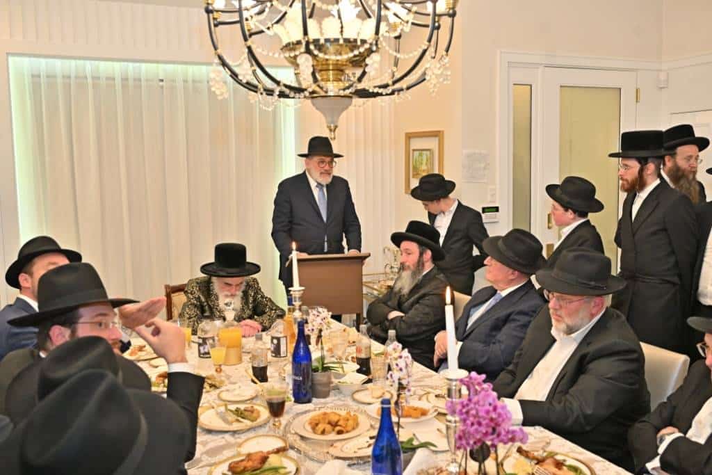 מראות הוד מביקורו של האדמו"ר מויז'ניץ בלייקווד