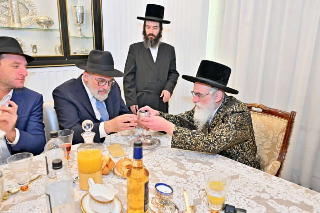 מראות הוד מביקורו של האדמו"ר מויז'ניץ בלייקווד