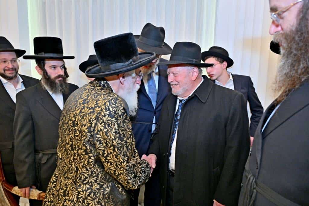 מראות הוד מביקורו של האדמו"ר מויז'ניץ בלייקווד