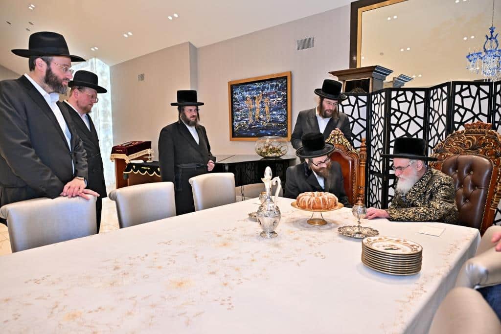 גלריית ענק: נמשך מסע האדמו"ר מויז'ניץ בליקווד