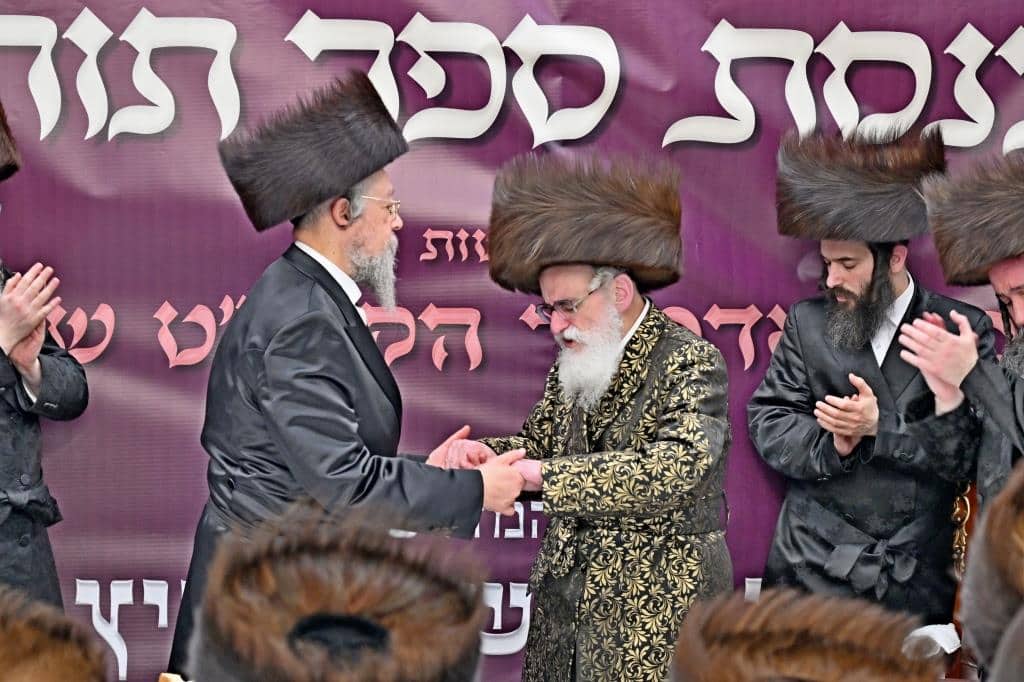 גלריית ענק: נמשך מסע האדמו"ר מויז'ניץ בליקווד