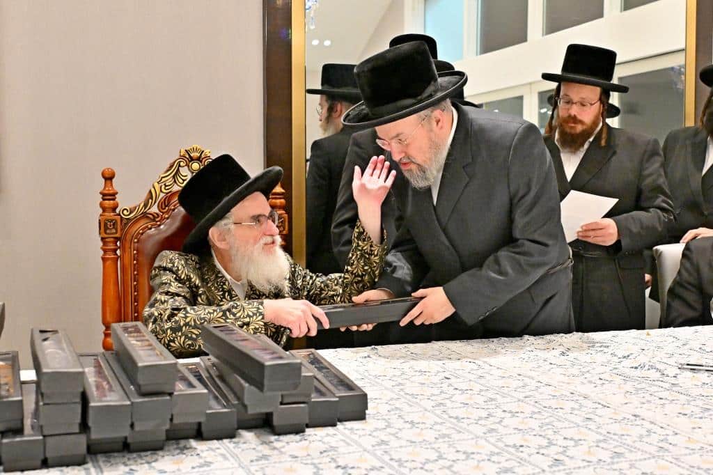 גלריית ענק: נמשך מסע האדמו"ר מויז'ניץ בליקווד