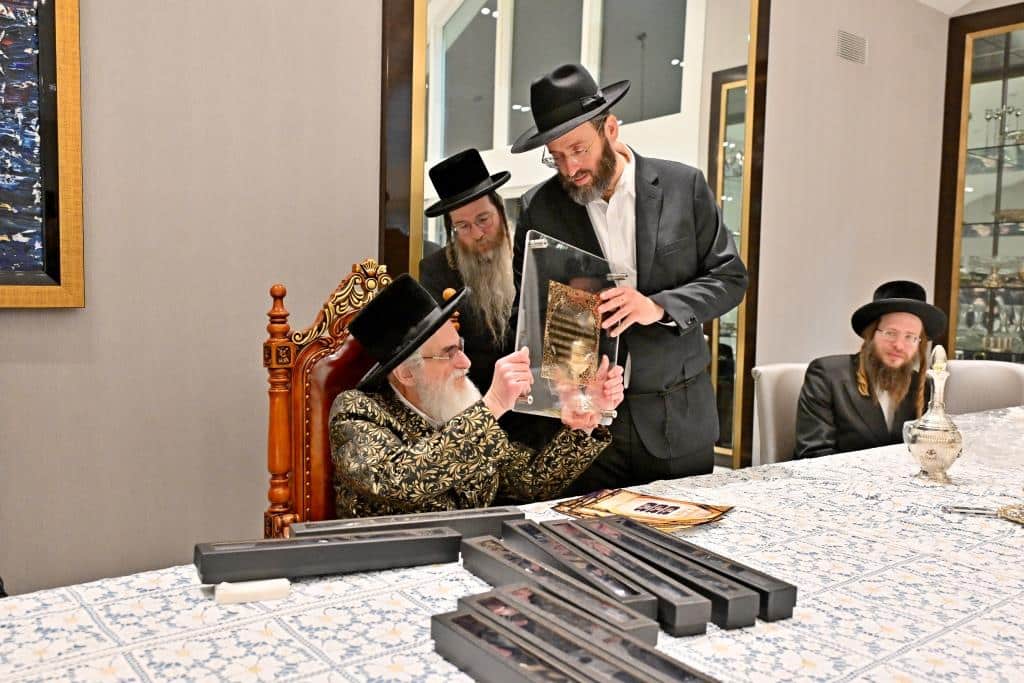 גלריית ענק: נמשך מסע האדמו"ר מויז'ניץ בליקווד