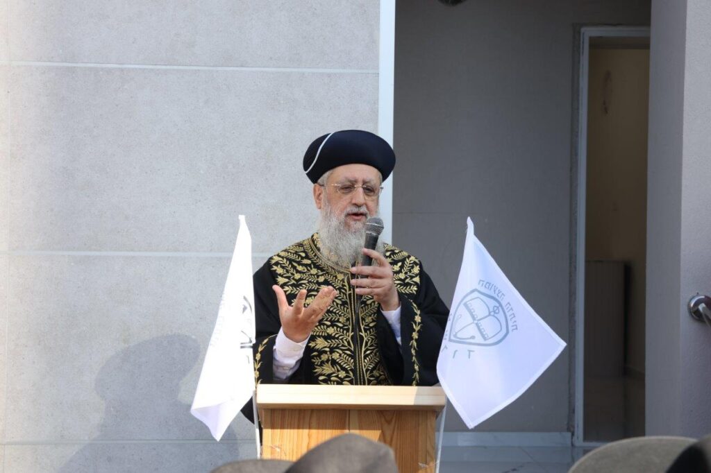 במעמד הראשל"צ: באשדוד חנכו מקווה מפואר ברובע ד' במעמד הראשל"צ: באשדוד חנכו מקווה מפואר ברובע ד'