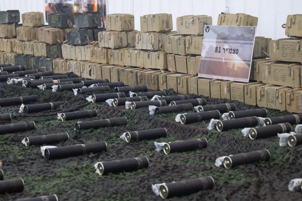 צה"ל חושף: למעלה מ-85,000 אמצעי לחימה הוחרמו בלבנון צה"ל חושף: למעלה מ-85,000 אמצעי לחימה הוחרמו בלבנון