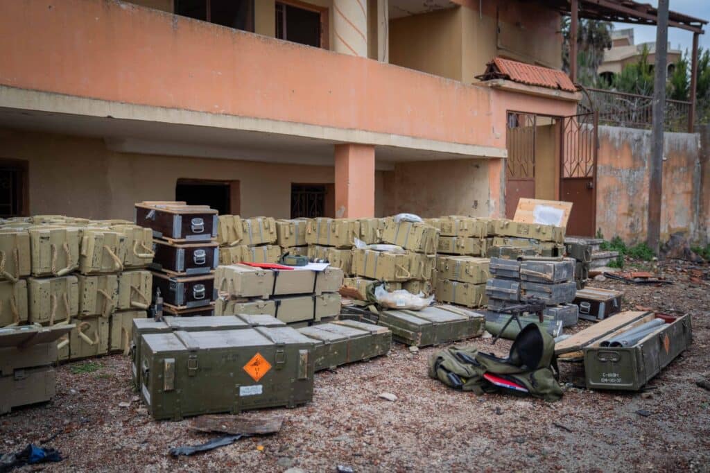 במרחב הסלוקי: כוחות צה"ל פשטו על מחסני נשק בעומק לבנון