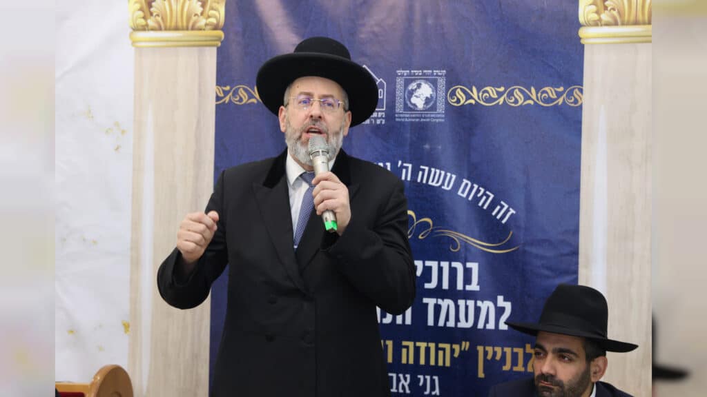 הגבאים הבוכרים התכנסו לחנוך בית כנסת ע"ש חמיו של הנגיד