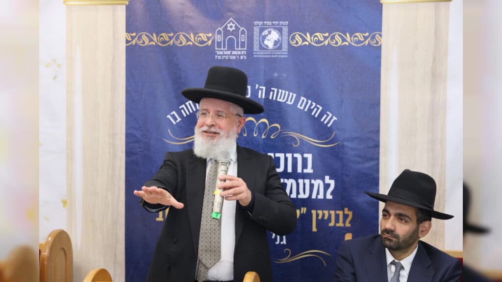 הגבאים הבוכרים התכנסו לחנוך בית כנסת ע"ש חמיו של הנגיד