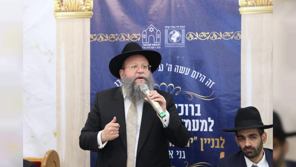 הגבאים הבוכרים התכנסו לחנוך בית כנסת ע"ש חמיו של הנגיד