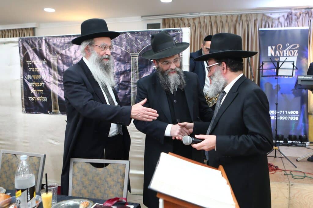 תיעוד: מעמד "כבוד התורה" בכולל הר"ן לרגל סיום מסכת