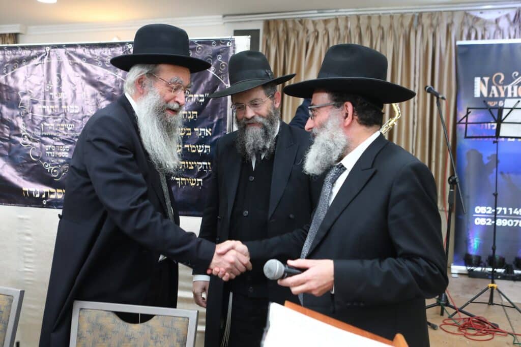 תיעוד: מעמד "כבוד התורה" בכולל הר"ן לרגל סיום מסכת