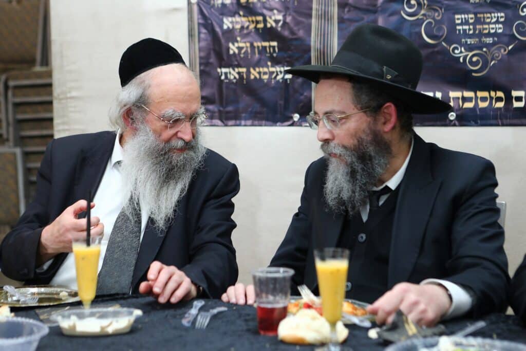 תיעוד: מעמד "כבוד התורה" בכולל הר"ן לרגל סיום מסכת