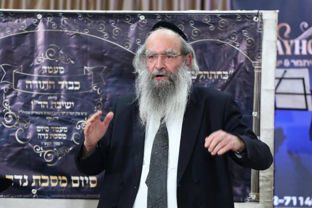 תיעוד: מעמד "כבוד התורה" בכולל הר"ן לרגל סיום מסכת