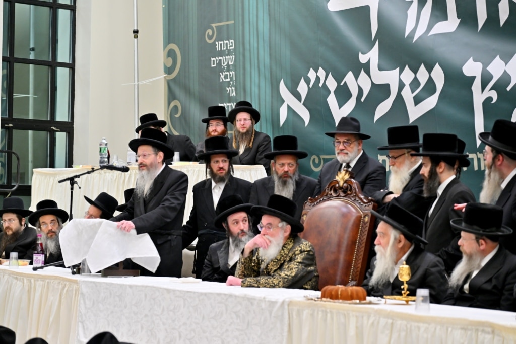 גלריה: המונים קיבלו את פני האדמו"ר מויז'ניץ בליקווד