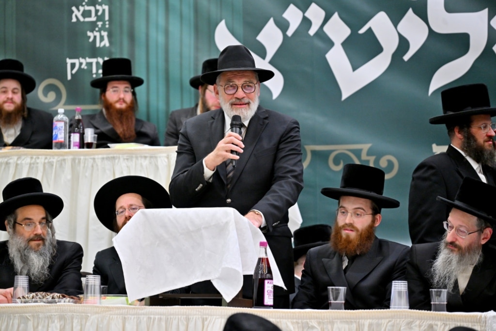 גלריה: המונים קיבלו את פני האדמו"ר מויז'ניץ בליקווד