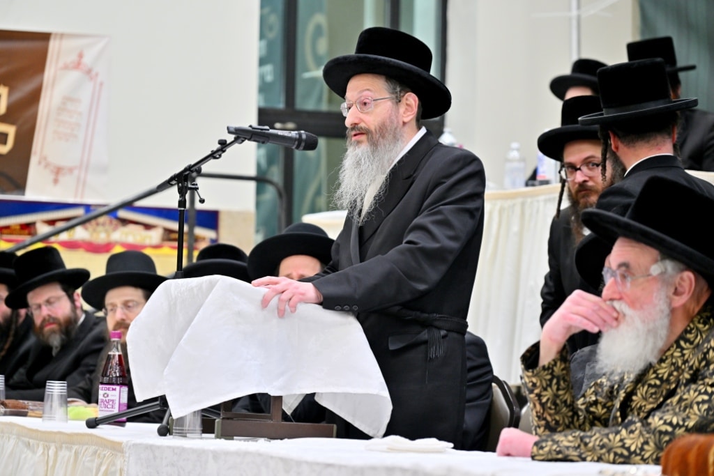 גלריה: המונים קיבלו את פני האדמו"ר מויז'ניץ בליקווד