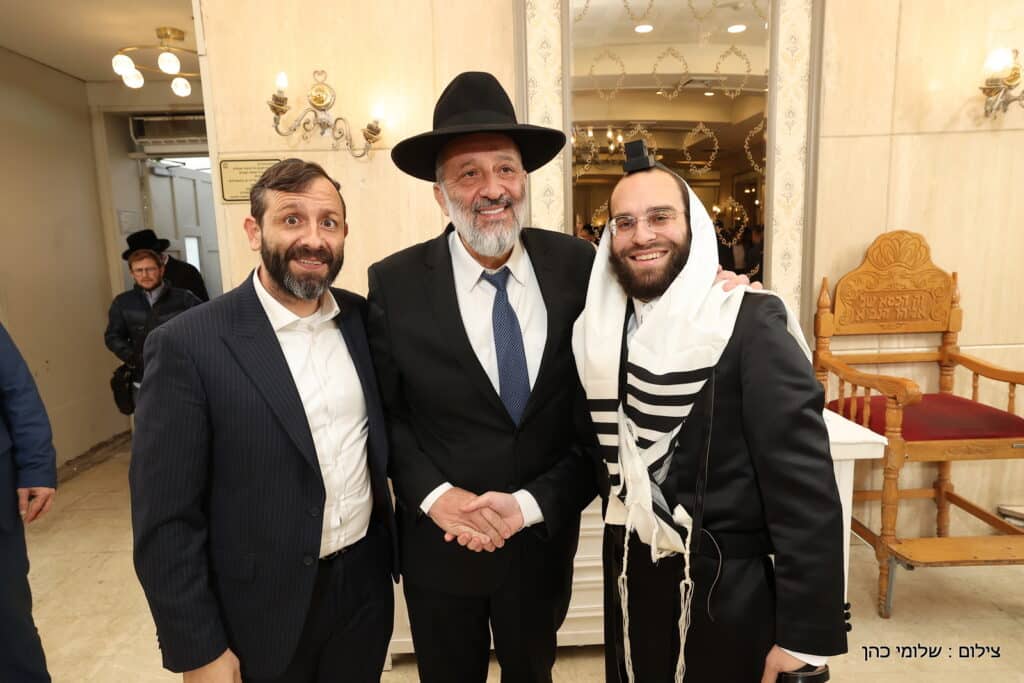 היועץ החרדי לנשיא ערך ברית לבנו - כמעט כולם התייצבו