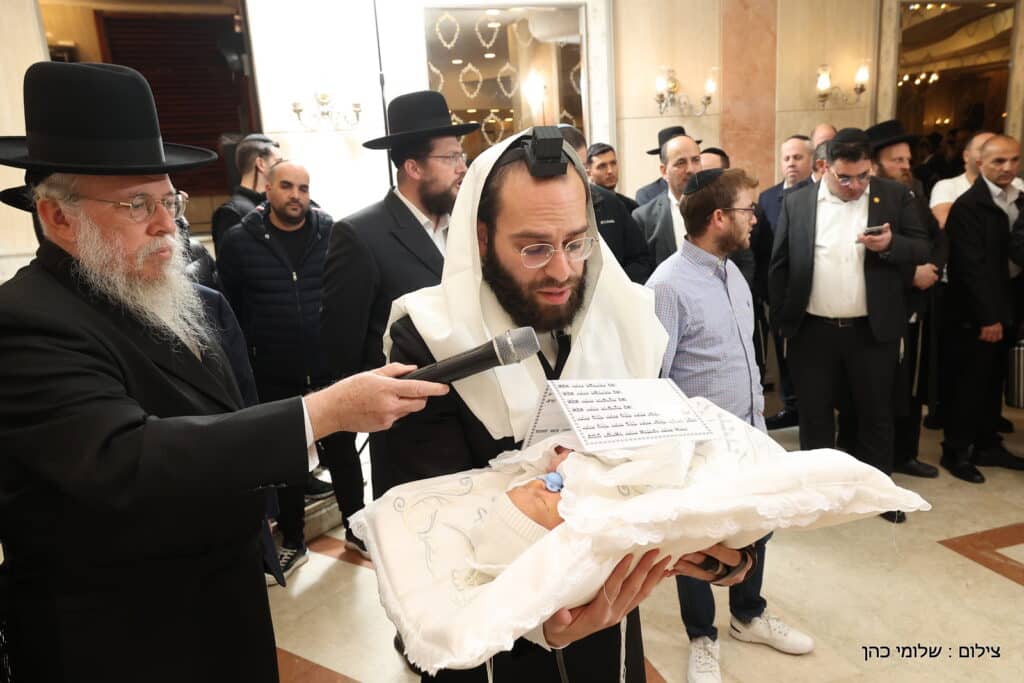 היועץ החרדי לנשיא ערך ברית לבנו - כמעט כולם התייצבו