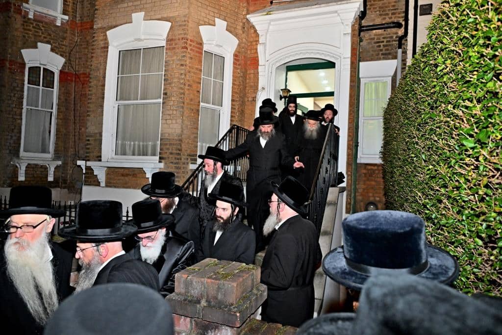 גלריה: מסע המלכות של האדמו"ר מויז'ניץ בלונדון