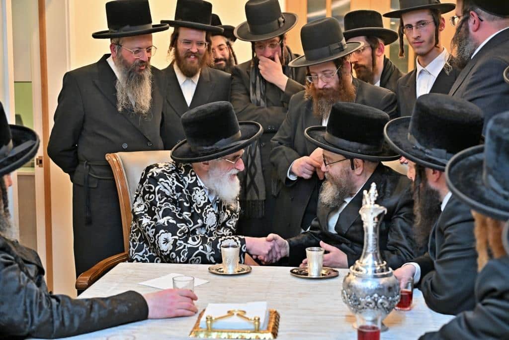 גלריה: מסע המלכות של האדמו"ר מויז'ניץ בלונדון