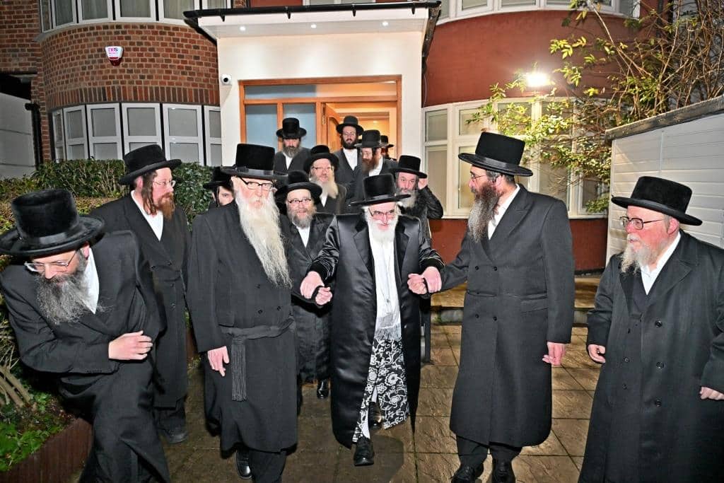 גלריה: מסע המלכות של האדמו"ר מויז'ניץ בלונדון