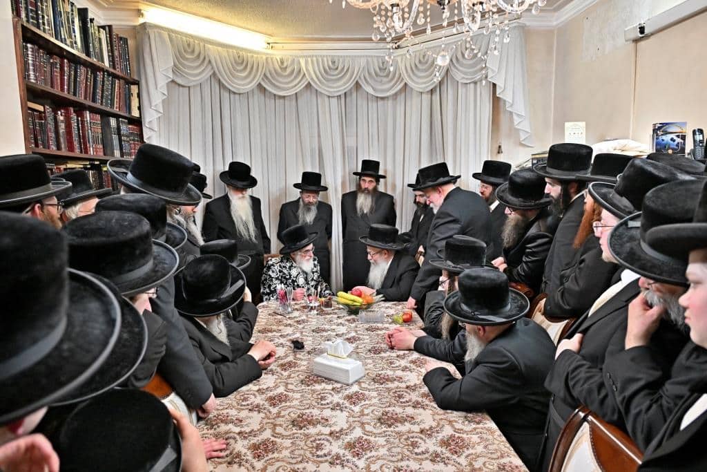 גלריה: מסע המלכות של האדמו"ר מויז'ניץ בלונדון