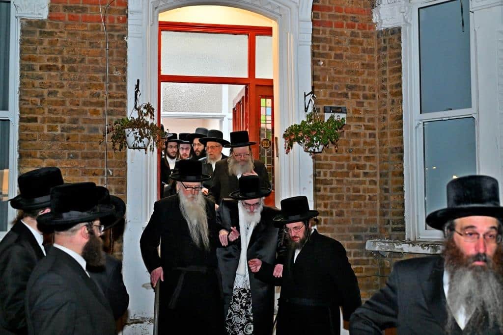 גלריה: מסע המלכות של האדמו"ר מויז'ניץ בלונדון