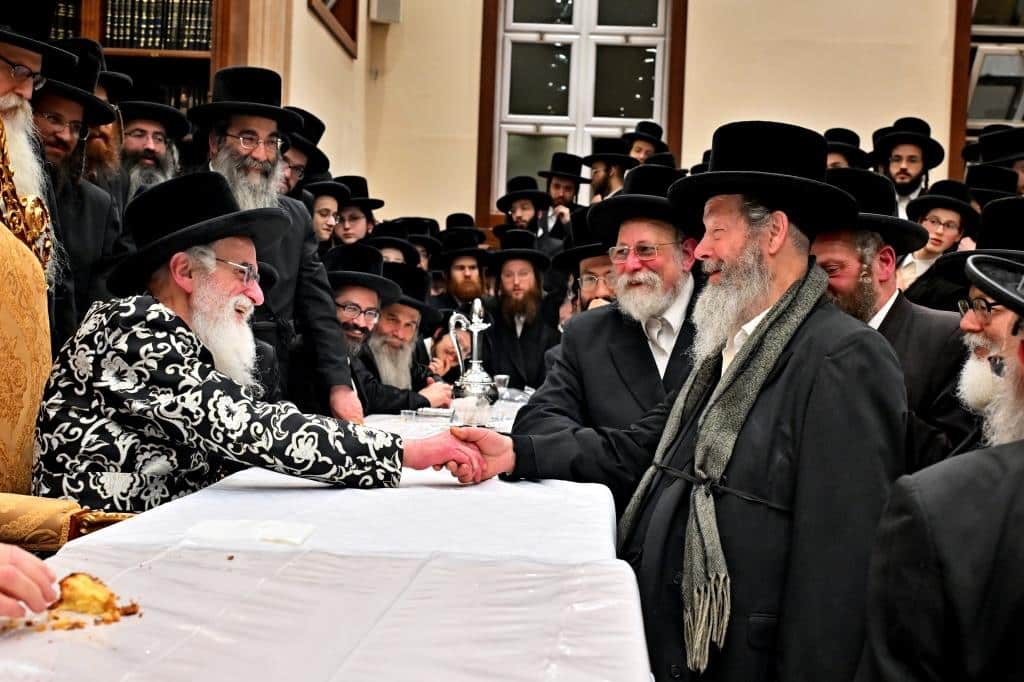 גלריה: מסע המלכות של האדמו"ר מויז'ניץ בלונדון