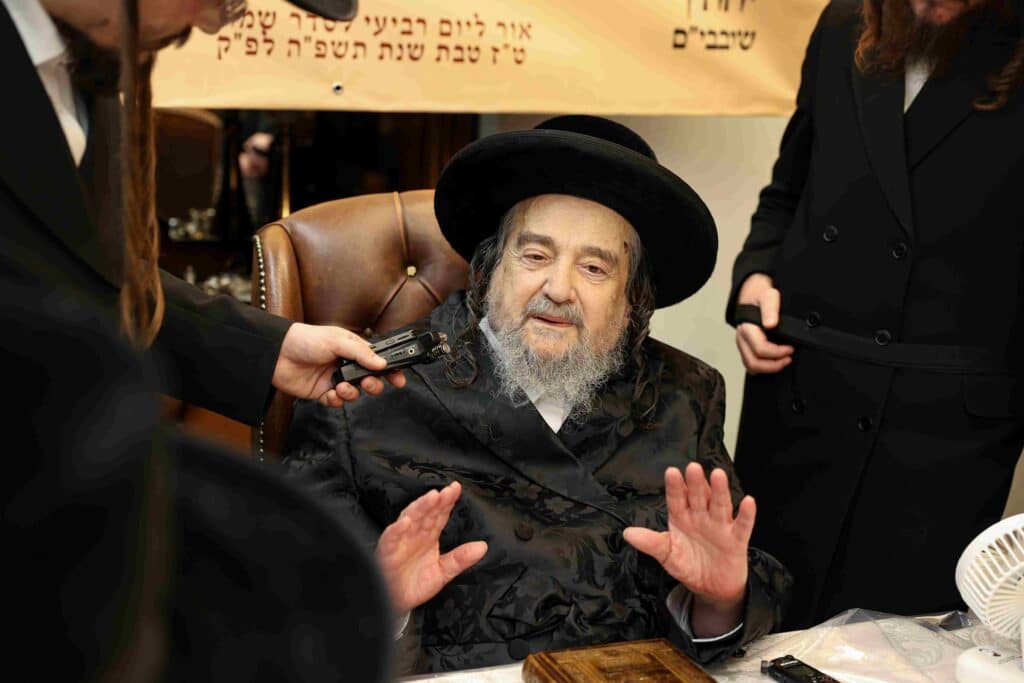 גלריה: מעמד לחיים במעונו של הגה"צ רבי יעקב מאיר שכטר