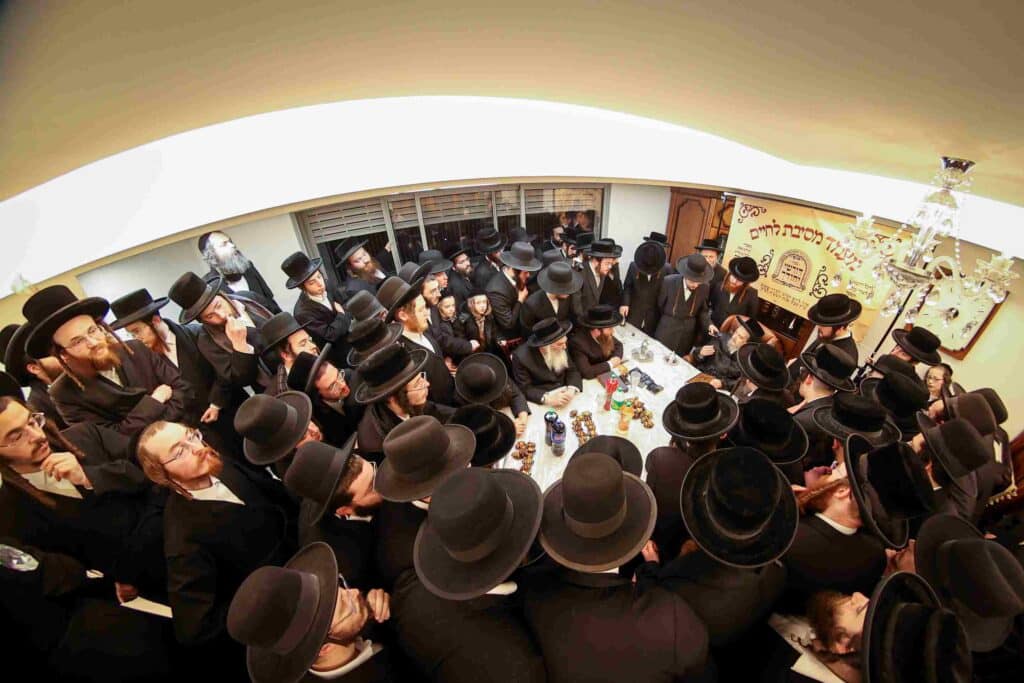 גלריה: מעמד לחיים במעונו של הגה"צ רבי יעקב מאיר שכטר