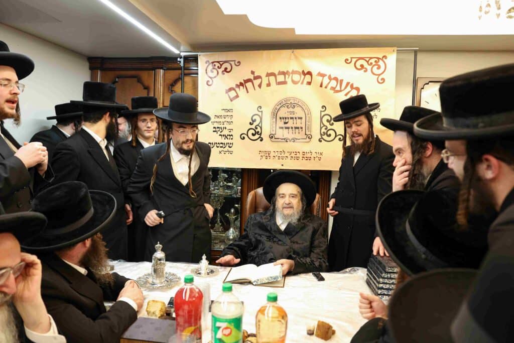 גלריה: מעמד לחיים במעונו של הגה"צ רבי יעקב מאיר שכטר