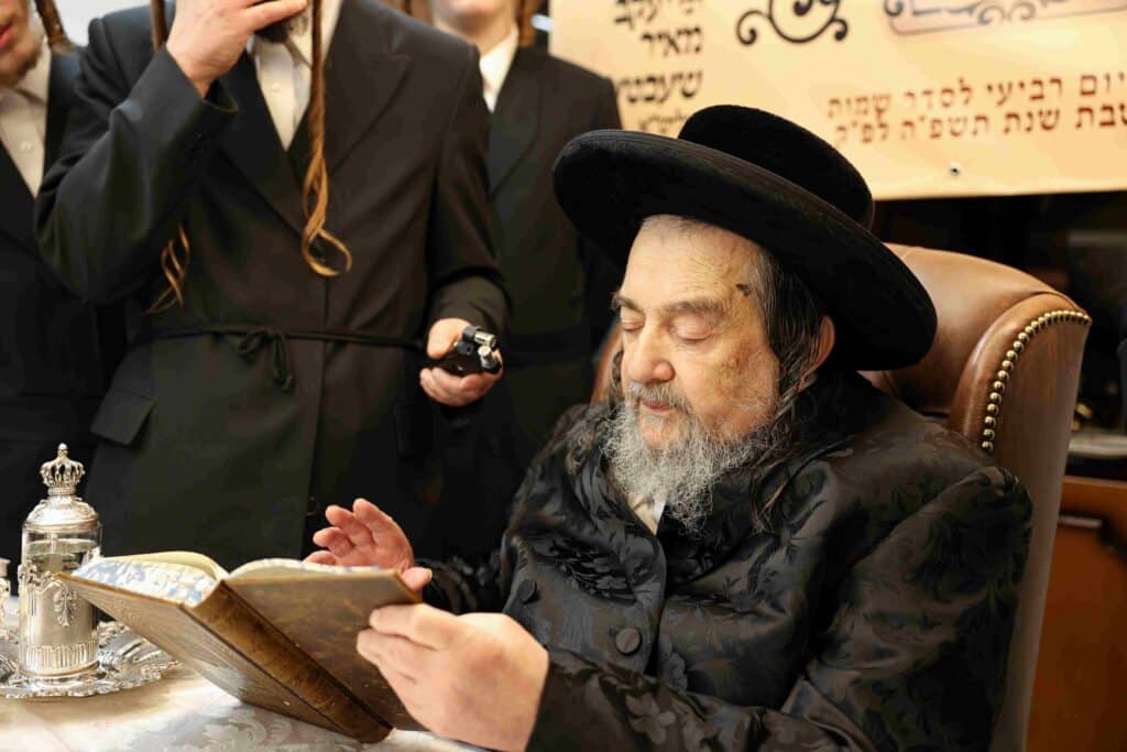 גלריה: מעמד לחיים במעונו של הגה"צ רבי יעקב מאיר שכטר