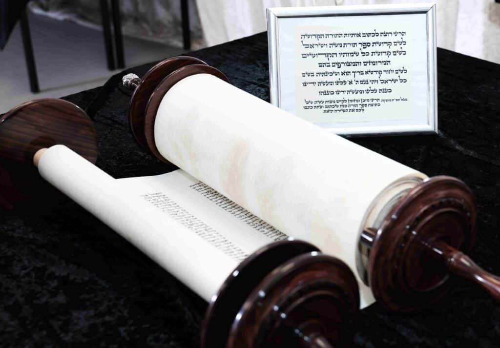 בהשתתפות בן האדמו"ר: ספר תורה הופקד עד ביאת המשיח