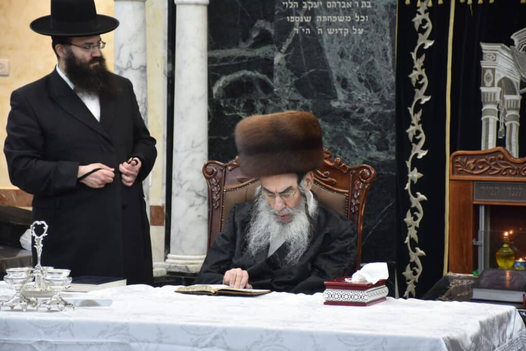 האדמו"ר מאלכסנדר ערך טיש ביום היארצייט של האדמו"ר השני