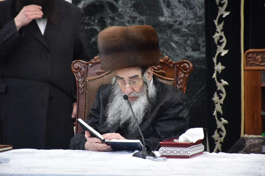 האדמו"ר מאלכסנדר ערך טיש ביום היארצייט של האדמו"ר השני