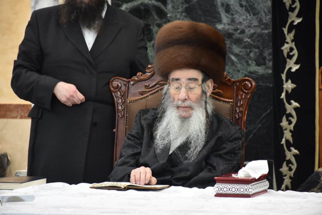 האדמו"ר מאלכסנדר ערך טיש ביום היארצייט של האדמו"ר השני