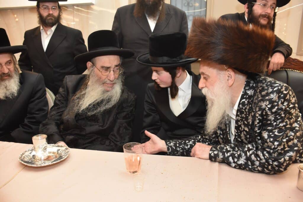 גלריה: האדמו"ר מבוטשאן הכניס את נכדו בעול המצוות