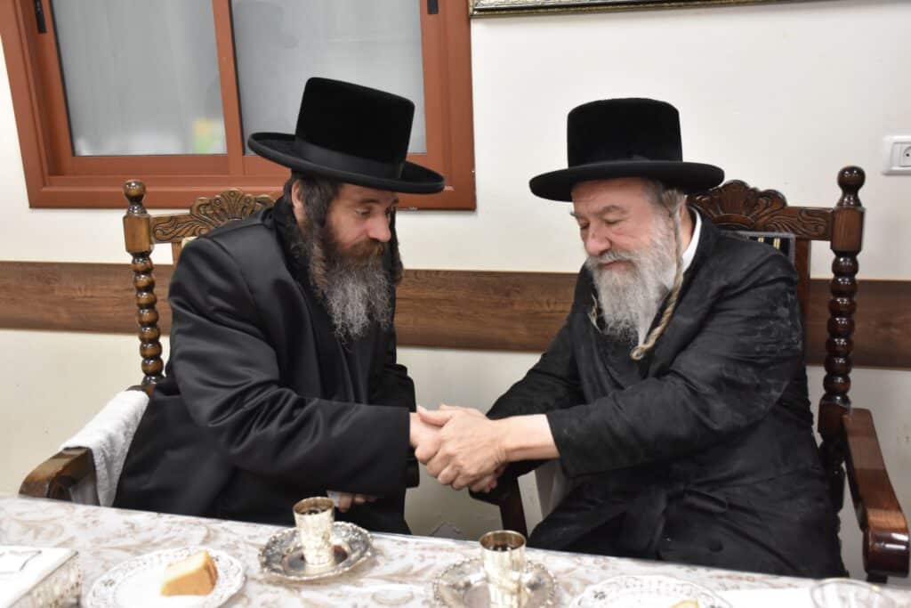 לקראת נישואי בנו: האדמו"רים מפיטסבורג ואשלג נועדו