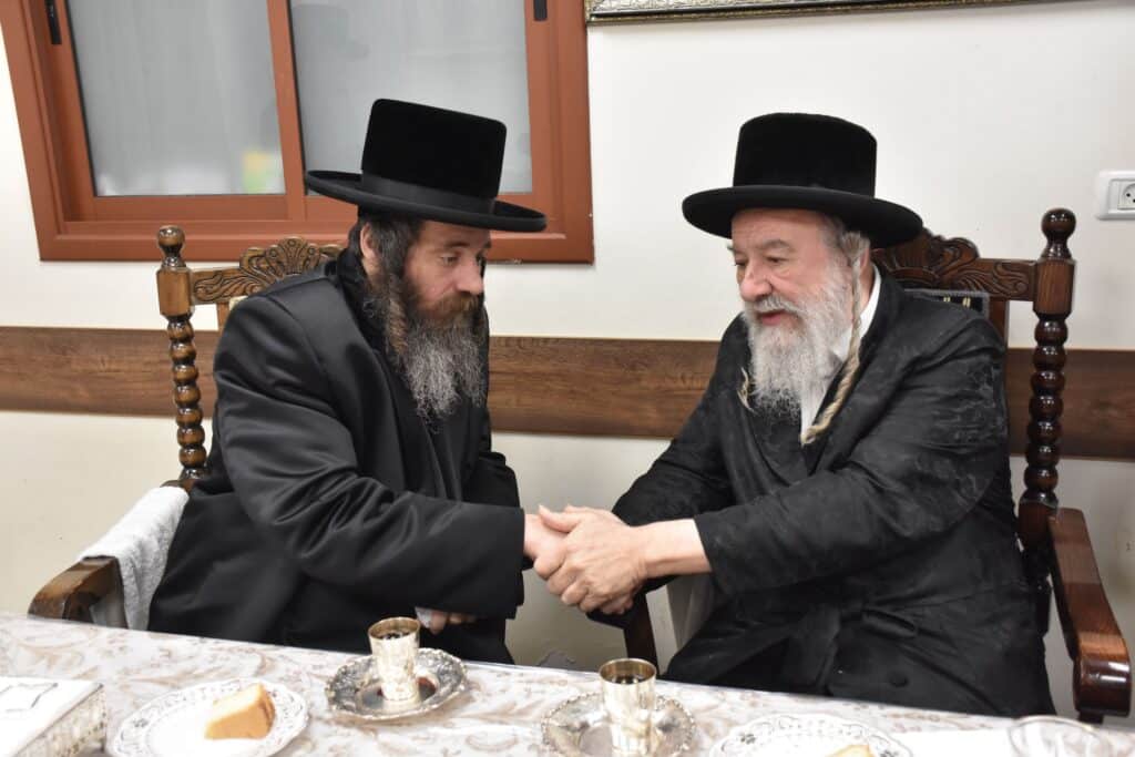 לקראת נישואי בנו: האדמו"רים מפיטסבורג ואשלג נועדו