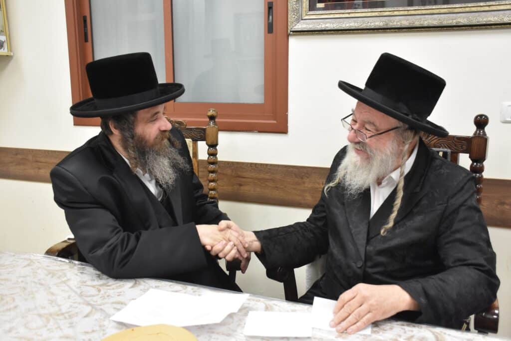 לקראת נישואי בנו: האדמו"רים מפיטסבורג ואשלג נועדו