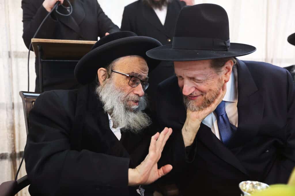 המקובל הירושלמי ערך טיש לתלמידי הת"ת והישיבה שבנשיאותו