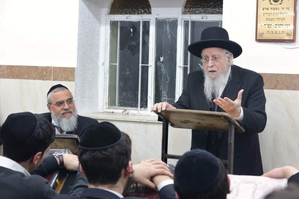 הגר"ש זעפרני בישיבת משכן חיים: "אתם המגוייסים האמיתיים"