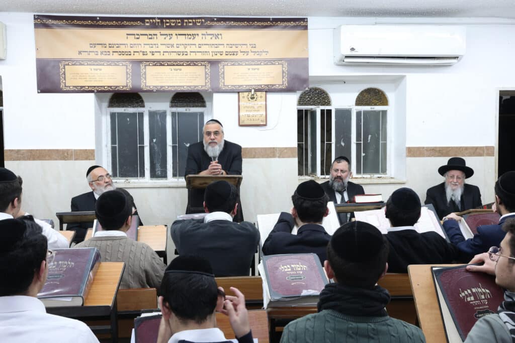 הגר"ש זעפרני בישיבת משכן חיים: "אתם המגוייסים האמיתיים"