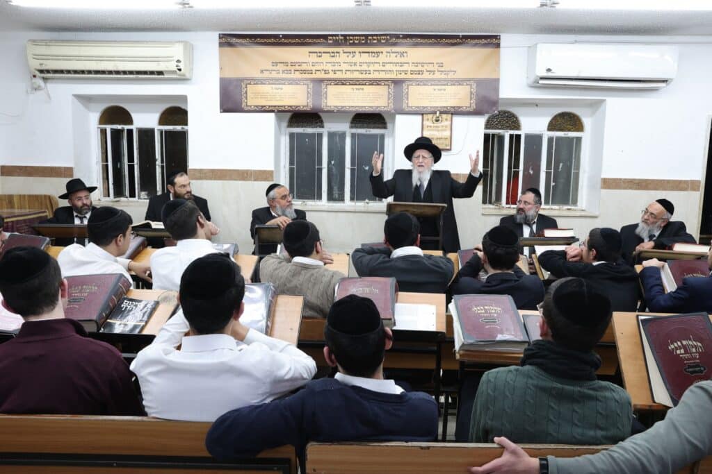 הגר"ש זעפרני בישיבת משכן חיים: "אתם המגוייסים האמיתיים"