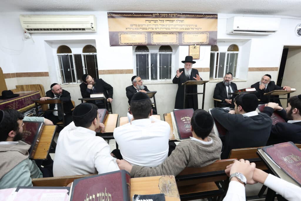 הגר"ש זעפרני בישיבת משכן חיים: "אתם המגוייסים האמיתיים"