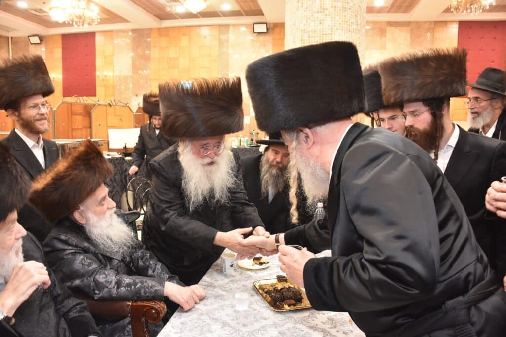 במעמד אדמו"רים ורבנים: האדמו"ר מאשלג השיא את נכדו