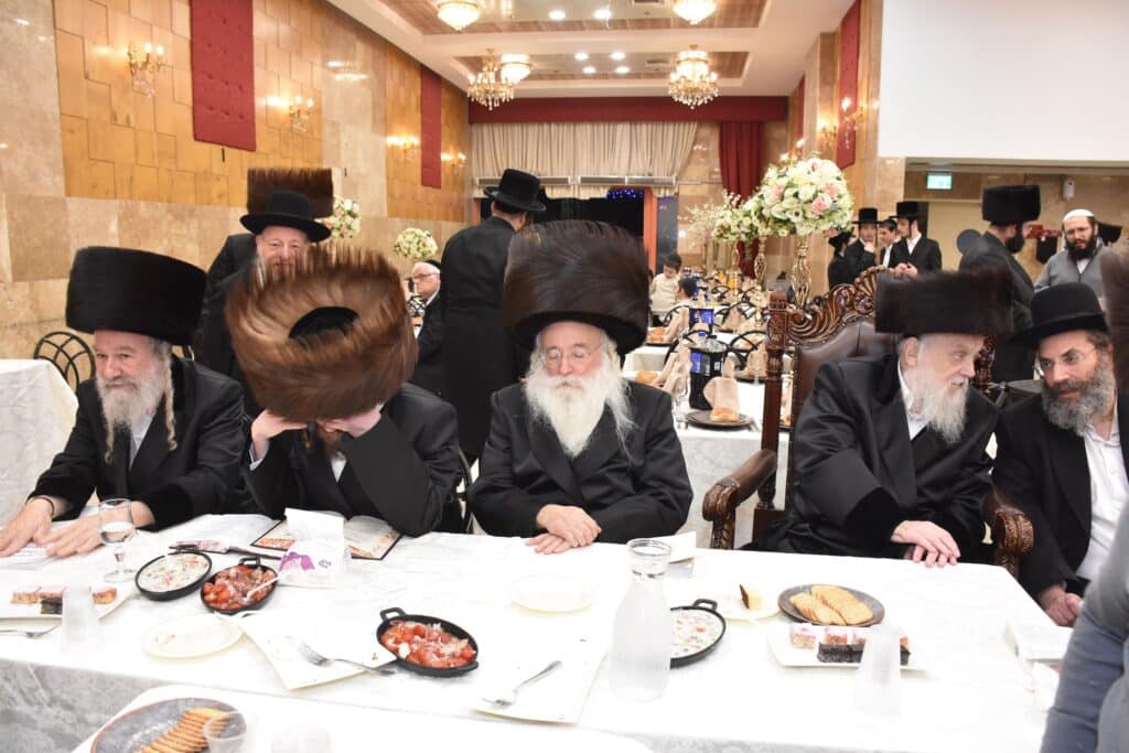 במעמד אדמו"רים ורבנים: האדמו"ר מאשלג השיא את נכדו