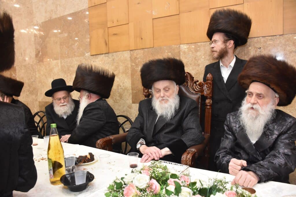 במעמד אדמו"רים ורבנים: האדמו"ר מאשלג השיא את נכדו