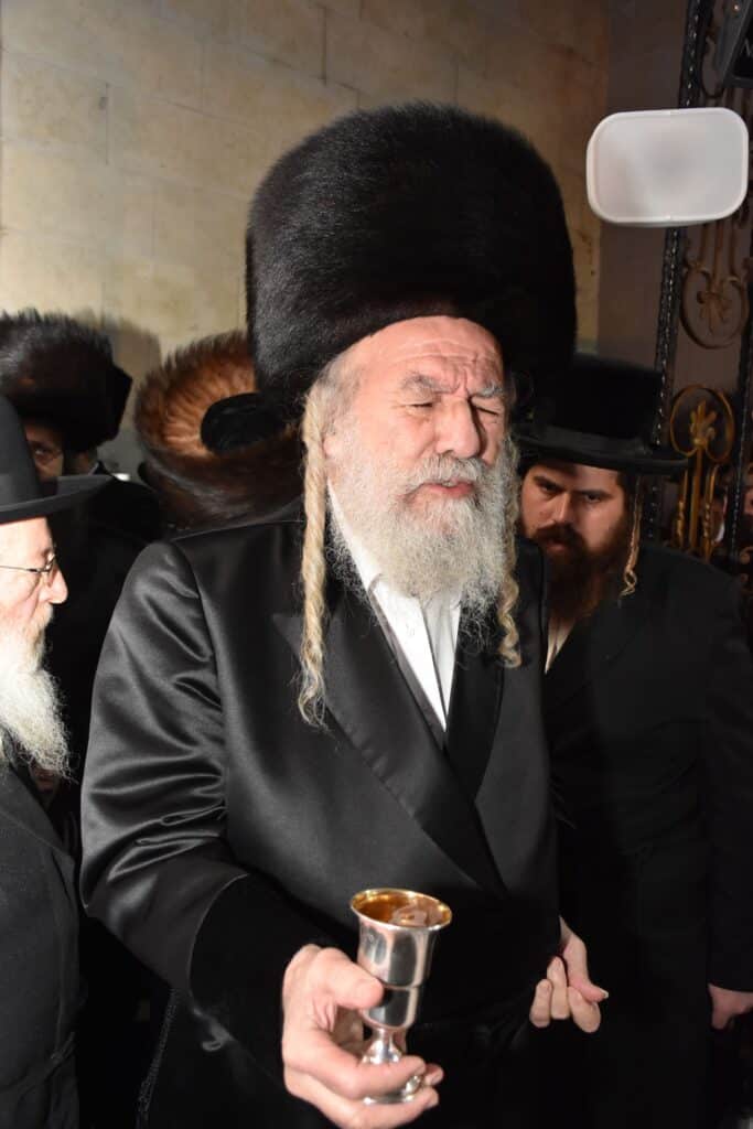 במעמד אדמו"רים ורבנים: האדמו"ר מאשלג השיא את נכדו